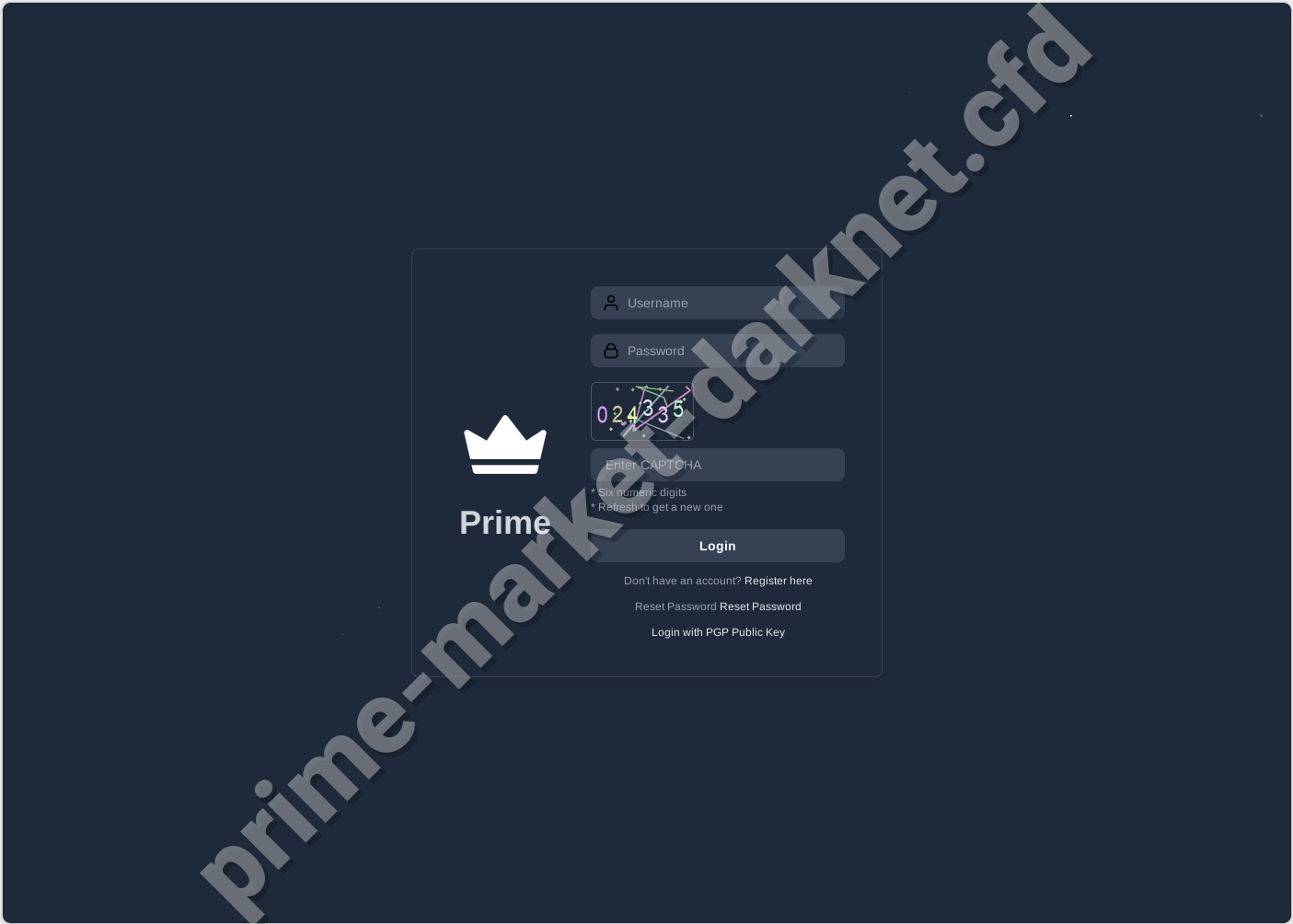 Prime Darknet Market Login